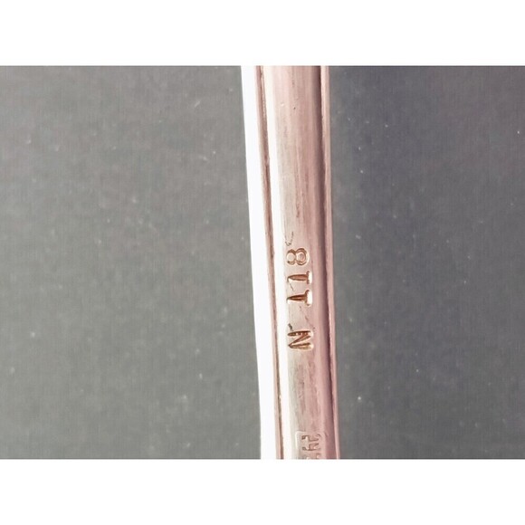 Gorham EP Silverplate Scalloped Serving Spoon Meat Fork Set N118 N119 10.25" Vtg - Picture 7 of 14